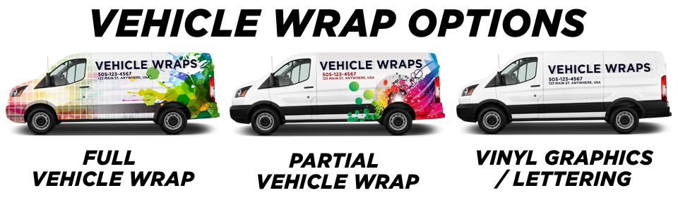 Chester Vehicle Wraps vehicle wrap options